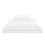 JG LENÇOL - QUEEN - KACYUMARA - 300 FIOS - LAZIO - BRANCO