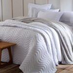 COLCHA - QUEEN - NATURALLE - MALHA - BRANCO