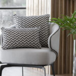 ALMOFADA - 50x50cm - KACYUMARA - CROCHE - MENZI - ZIG ZAG