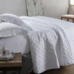 COLCHA - SOLTEIRO - KACYUMARA - VIDA BELA - BRANCO