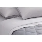 JG CAMA - CASAL - BUDDEMEYER - 180 FIOS - BASIC PERCALLE - CINZA