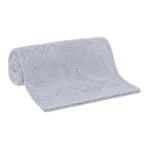 MANTA - 125 x 150cm - BUDDEMEYER - TRICOT - BRIONI - PRATA