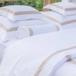 JG LENÇOL - QUEEN - ARTELASSE - 300 FIOS - TURIN - BCO/KAKI