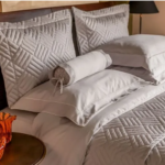 JG LENÇOL - QUEEN - ARTELASSE - 400 FIOS - AJOUR - KAKI