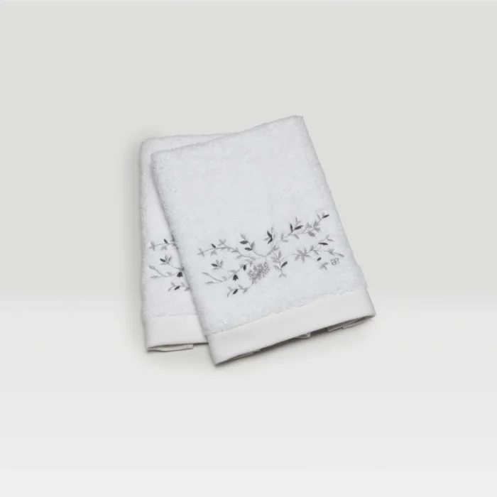 KIT TOALHA - LAVABO - ARTELASSE - RAFFINATO - CINZA - 2 PCS - Imagem 1