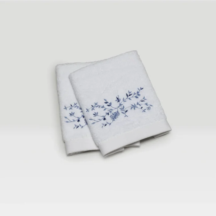KIT TOALHA - LAVABO - ARTELASSE - RAFFINATO - AZUL - 2 PCS - Imagem 1