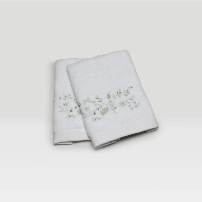 KIT TOALHA - LAVABO - ARTELASSE - RAFFINATO - VERDE ALECRIN - 2 PCS - Imagem 1