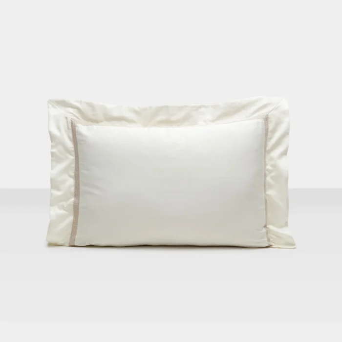 JG LENCOL - KING - ARTELASSE - 300 FIOS - SELINA - OFF WHITE/KAKI - Imagem 3