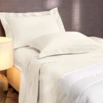 JG LENÇOL - CASAL - ALTENBURG - LUX - 200F - BEGE DELAVE - Imagem 3