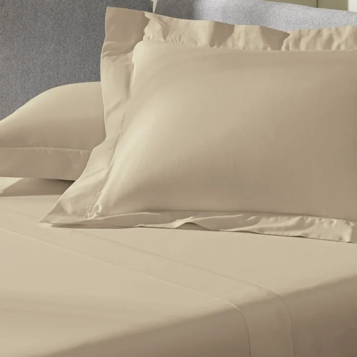 JG CAMA - KING - ALTENBURG - 300 FIOS - PONTO AJOUR - MARROM LIFT - Imagem 3