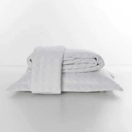COLCHA - KING - ARTELASSE - 400 FIOS - TRELLIS - BRANCO