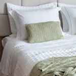 COLCHA - KING - ARTELASSE - 400 FIOS - TRELLIS - BRANCO - Imagem 4