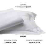 KIT COLCHA - QUEEN - TOGNATO - CAPELA - BRANCO - Imagem 5