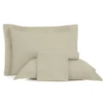 JG CAMA - QUEEN - ALTENBURG - 300 FIOS - PONTO AJOUR - MARROM LIFT