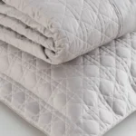 COLCHA - KING - ARTELASSE - 400 FIOS - TRELLIS - KAKI CAMELO - Imagem 3