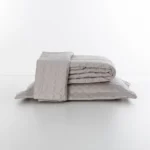 COLCHA - KING - ARTELASSE - 400 FIOS - TRELLIS - KAKI CAMELO - Imagem 4