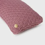 ALMOFADA - 30x50cm - ARTELASSE - TRICOT - ORQUIDEA - LILAS - Imagem 3