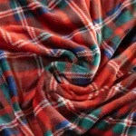 COBERTOR - SUP KING - SCAVONE - FLEECE XADREZ TRAD - VERMELH - Imagem 3