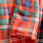 COBERTOR - CASAL - SCAVONE - FLEECE XADREZ TRADI - VERMELHO - Imagem 5
