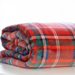 COBERTOR - SOLTEIRO - SCAVONE - FLEECE XADREZ TRAD - VERMELH - Imagem 4
