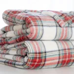 COBERTOR - CASAL - SCAVONE - FLEECE NEW XADREZ - VERMELHO - Imagem 3
