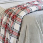 COBERTOR - SOLTEIRO - SCAVONE - FLEECE NEW XADREZ - VERMELHO - Imagem 7