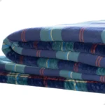 COBERTOR - CASAL - SCAVONE - FLEECE XADREZ - MARINHO - Imagem 5