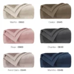 COBERTOR - QUEEN - KACYUMARA - BLANKET 600 - MARFIM - Imagem 3